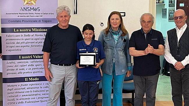 ​Il Comitato Provinciale dell’ANSMeS premia l’atleta mazarese dell’ASD Paralimpica Mimì Rodolico Letizia Borelli