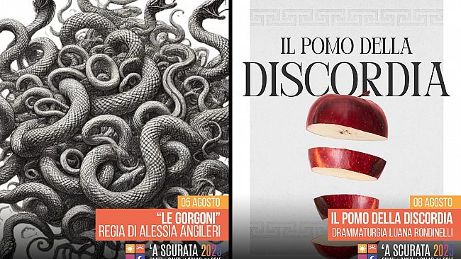 Marsala. “’a Scurata”: il mito in scena con “Le Gorgoni” e “Il pomo della discordia”