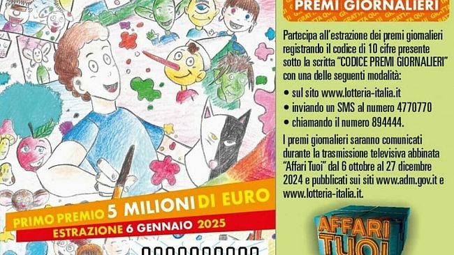 Biglietti vincenti Lotteria Italia  2025