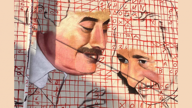 Campobello, in fase di realizzazione un murale di Falcone e Borsellino a pochi passi dal covo di Messina Denaro