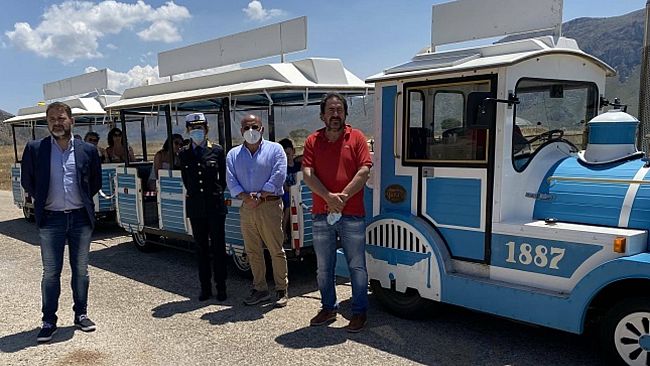 Baia Santa Margherita, inaugurato il trenino turistico