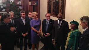 In visita al Distretto della Pesca, il Ministro della Pesca della Guinea Equatoriale incontra i Sindaci dei Comuni di Palermo, Trapani, Marsala, Paceco Erice, Termini Imerese e Castelvetrano.