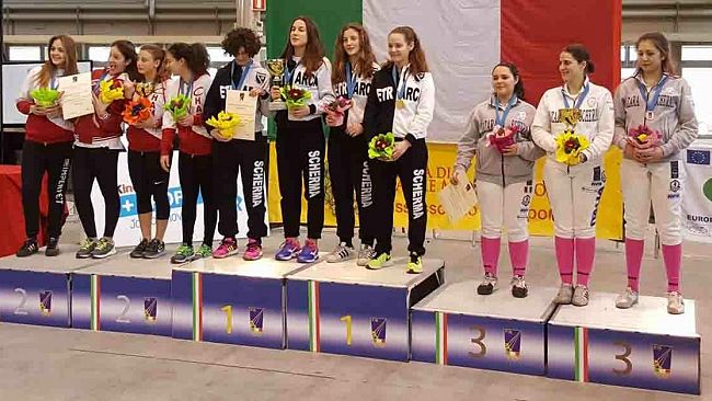 Casale Monferrato: bronzo per le sciabolatrici della Mazara Scherma e promozione in serie a2