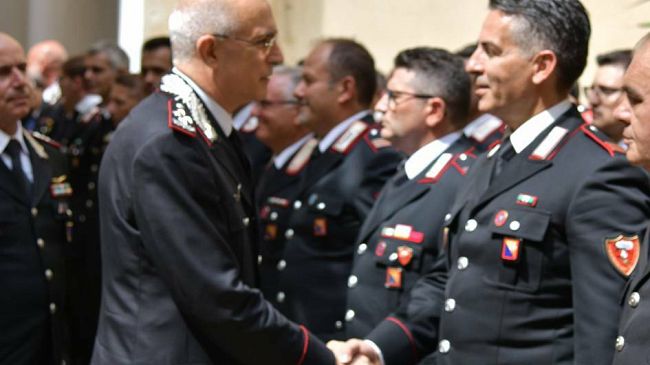 Il comandante generale dell’arma dei carabinieri in visita a Trapani