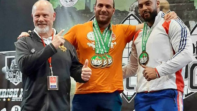 Il mazarese Gaspare Impeduglia campione europeo sollevamento pesi Powerlifting