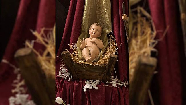 Trapani, rubato il Bambinello del Presepe al Santuario della Madonna