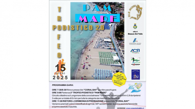 Mazara, tutto pronto per il Trofeo podistico 