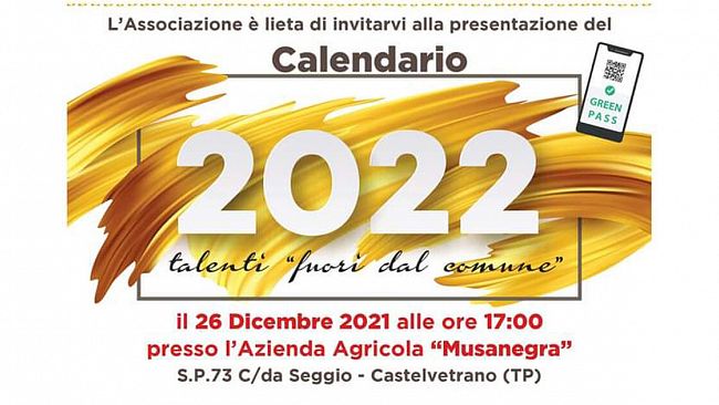 L' Associazione “Partanna 'pinta a mala banna”, presenta il calendario 2022