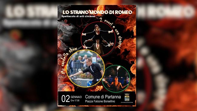 Partanna: giocoleria e arti circensi con “Lo strano mondo di Romeo”