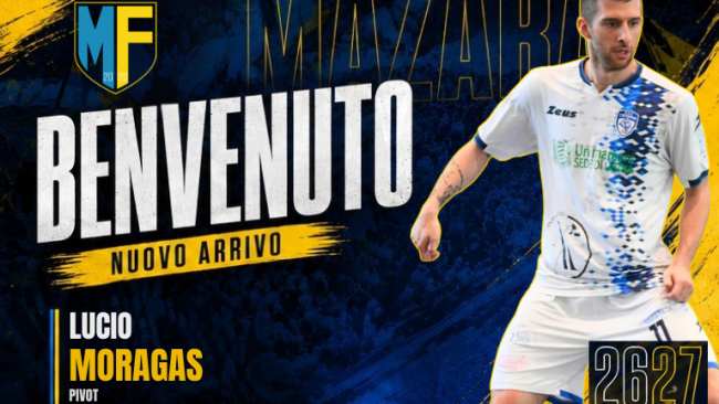 Futsal Mazara, ecco il primo colpo di mercato: il pivot argentino Lucio Moragas 