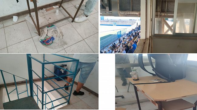 Mazara, grande sporcizia negli spalti e nella sala stampa dello stadio 