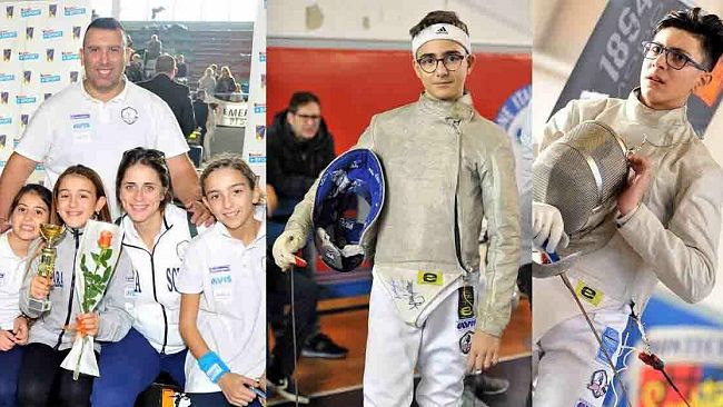 Gran Prix “Kinder+ Sport” u14 di sciabola: la Mazara Scherma a.s.d. porta in alto la sciabola siciliana e primeggia nelle rispettive classifiche nazionali di categoria