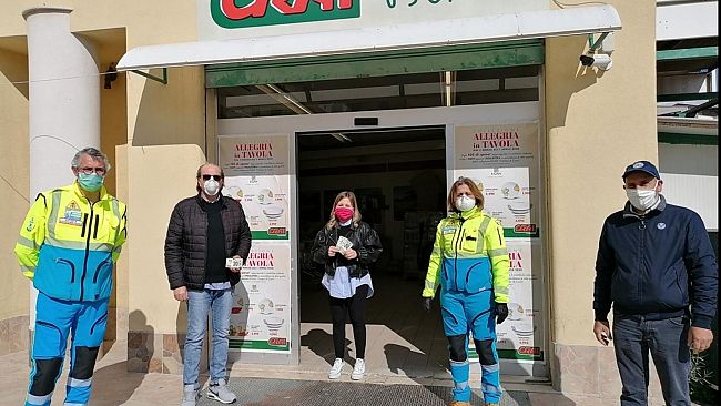 L’azienda Crai-Prenci dona 50 buoni pasto alla “Misericordia di Mazara San Vito”