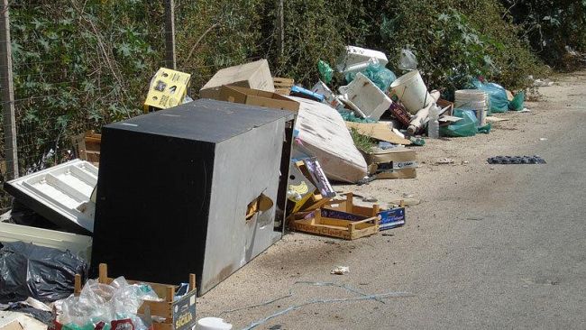 M5S Campobello, segnalazione area in cui insiste l’abbandono di rifiuti