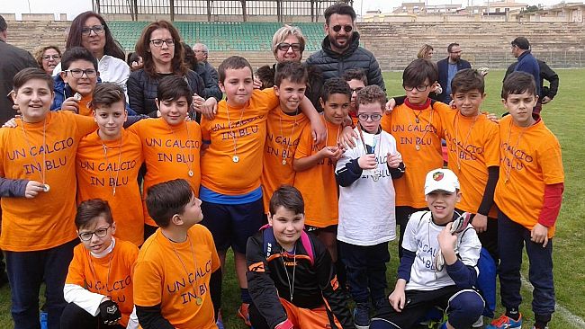“Un calcio in blu….secondo il parere dei bambini”