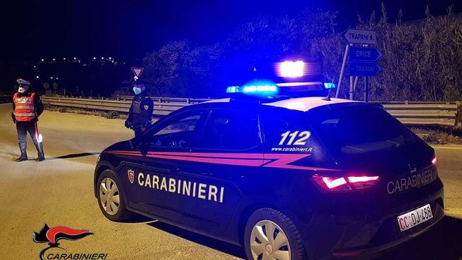 Trapani, controllo straordinario dei Carabinieri: denunce e segnalazioni alla Prefettura