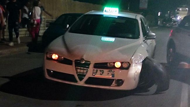 Trapani, incidente sul Lungomare Dante Alighieri