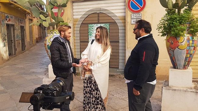 Linea verde a Mazara per registrare una puntata