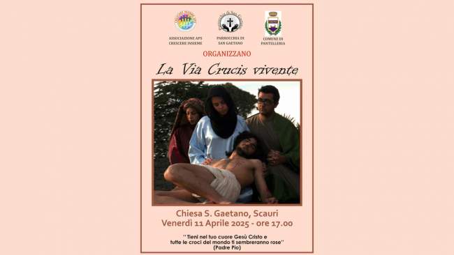 Pantelleria, l'11 aprile la Via Crucis Vivente 