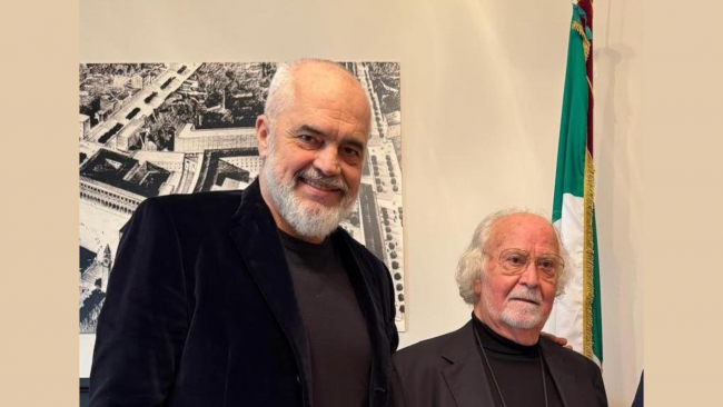 ​Il commissario del Parco di Pantelleria Cucci ricevuto dal Premier albanese Edi Rama