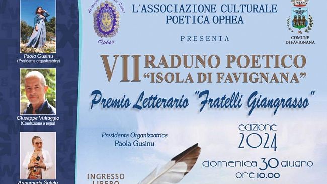 Favignana, domenica 30 Giugno VII Raduno Poetico