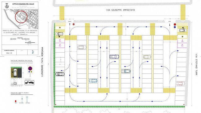 Mazara, Progetto per la realizzazione di un parcheggio di interscambio nel Lungomare Fata Morgana