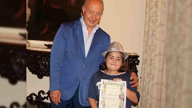 Marsala, la giovanissima Jasmine Mostacci premiata per il risultato conseguito a Sanremo junior