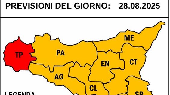 Rischio incendi nel Trapanese, domani allerta rossa