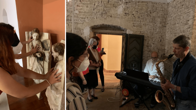 Arte al Buio in occasione della notte romantica a Salemi