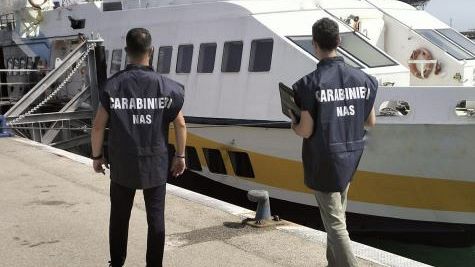 N.A.S. a Lampedusa e Pantelleria: sequestrati circa 3 quintali di alimenti e sanzioni per 40 mila euro