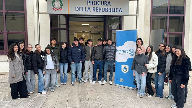 L’Interact Club Marsala alla scoperta della legalità: visita alla Procura della Repubblica