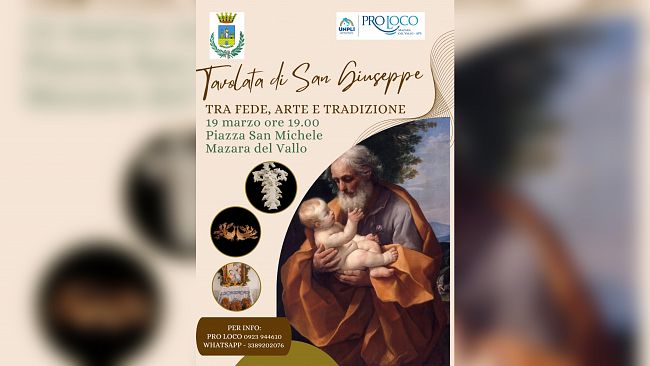 Mazara, giovedì 19 marzo in piazza San Michele la 