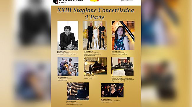 Al via la seconda parte della XXIII Stagione Concertistica dell’Accademia L. Van Beethoven