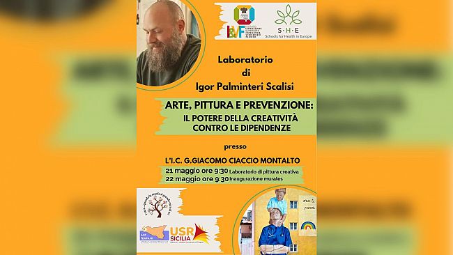 Trapani, all'I.C. Ciaccio Montalto il secondo momento didattico educativo promosso dalla Rete SHE - Salus