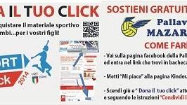 Mazara Calcio, la Dirigenza sostiene l’Asd Pallavolo Mazara ’95 in “Dona 1 click al tuo sport”