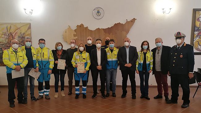 Mazara, riconoscimento all’Associazione Misericordia per attività di volontariato sanitario