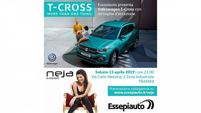 Essepiauto regala il concerto di NEJA, star dance internazionale!