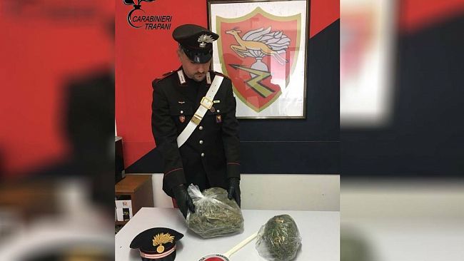 Marsala, servizio antidroga dei Carabinieri. Arrestato un trentaduenne