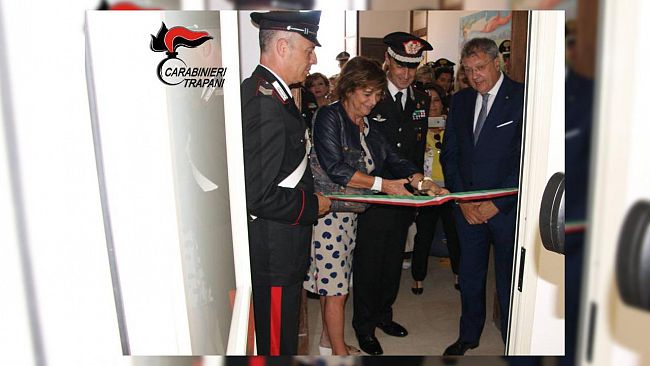 Trapani: inaugurazione di un aula per le audizioni protette presso il c.do P.Le Carabinieri Di Trapani