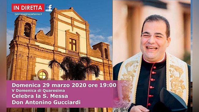 Partanna: domenica 29 marzo ore 19:00 Santa Messa in diretta streaming