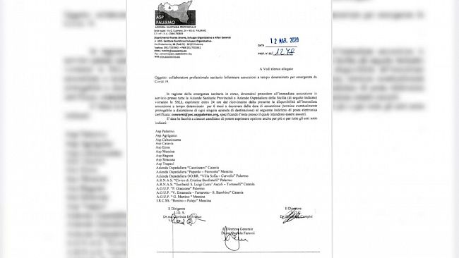 Corona Virus, l’ASP assume personale in provincia di Trapani