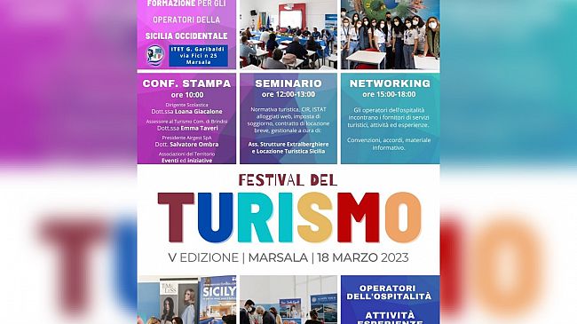 A Marsala la V edizione del Festival del Turismo presso l’ITET Garibaldi