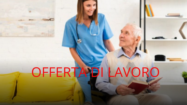 Offerta di lavoro: si cerca operatore socio sanitario (OSS) presso residenza per anziani ai Castelli Romani