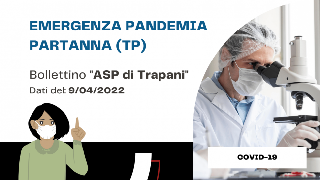 Partanna, bollettino ASP del 9 aprile 2022