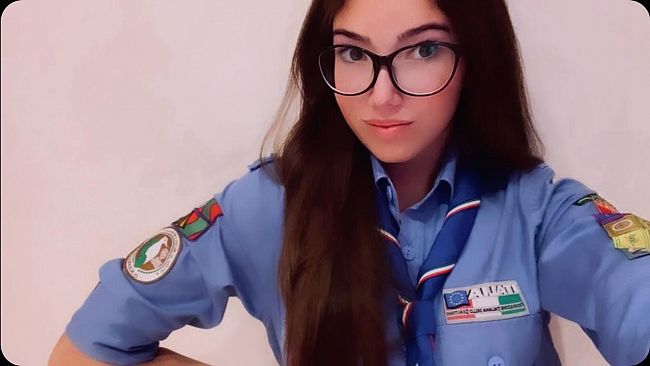 La scout mazarese Aurora Barracco al 25° Jamboree in Corea