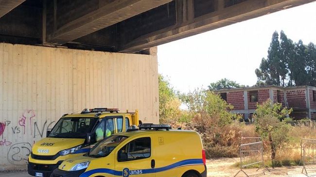 Mazara, calcinacci dalla sopraelevata.  L'Anas esclude problemi strutturali 