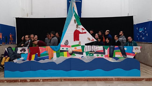  I disabili e l'immigrazione: recital dei disabili del centro 