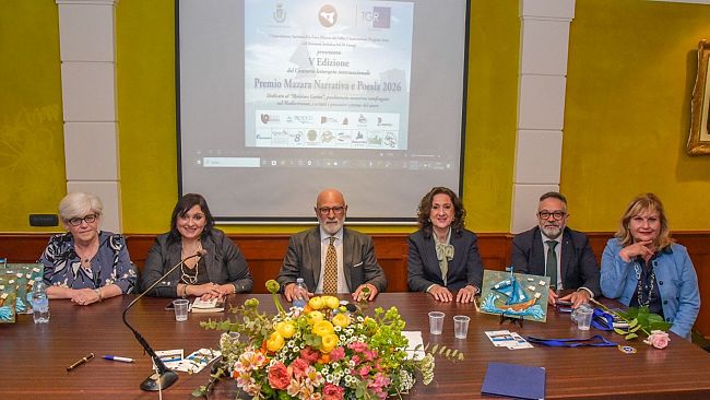 Premio Mazara Narrativa e Poesia 2026: Ecco i vincitori del Concorso dedicato a Massimo Garau