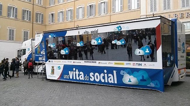 Un Tour itinerante di 47 tappe sul territorio nazionale della Polizia di Stato“Una vita da social” arriva in provincia