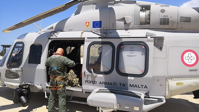 Trapani: le Forze Armate Maltesi si addestrano con gli equipaggi dell’82° Centro C.S.A.R.
